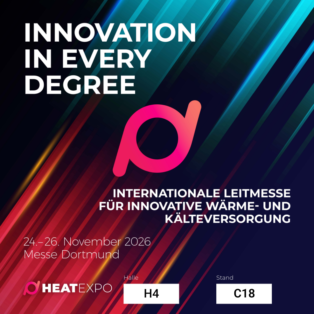 HEATEXPO 2026 – 24.–26. November, Messe Dortmund, Halle H4, Stand C18 - Vorschaubild